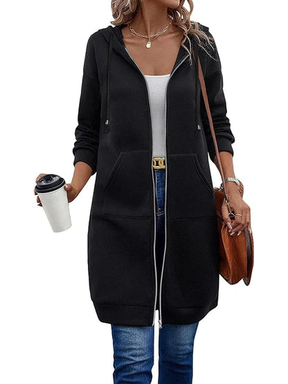 🏆 Last Day Special Price:￡12.99!!🔥✨Women Casual Zip up Fleece Hoodies🧥