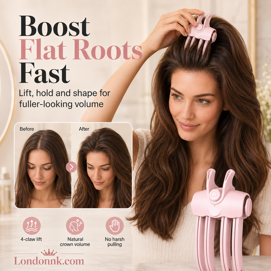 💥LAST DAY Special Price: ￡7.99!!💥Shape in 3 Seconds！👱‍♀️High Cranial Top Magic Tool！Volumizing Root Lift Clip