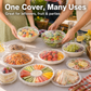 ⏳Buy 1 Get 1 Free Price: Only £8.99!!🔥💥Disposable Stretch Food Covers for Bowls & Plates