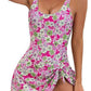 🔥LAST DAY SALE – ONLY ￡12.99!!🏖️👙Women's One Piece Tummy Control Tie Knot Swimsuit
