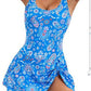 📢👙SUMMER HOT SALE £12.99!!💥50K+ SOLD!💃Women's One Piece Tummy Control Tie Knot Swimsuit 3