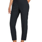 🌞👖2026 SUMMER HOT SALE £13.99!!💥50K+ SOLD🌞Women’s Fitted High-Waisted Zip-Pocket Trousers - 👖Lightweight, Breathable, Soft 26\"/27\" Ankle Pants with Zipper Pockets