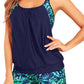 🏖️🩱2026 Hot Sale 49% OFF🌼Sexy Leopard Cross Back Two-Piece Tankini Swimsuit