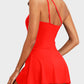💗👙LAST DAY SALE 60% OFF: ONLY £13.99!!⚡50K+ SOLD💕🏖️Women's One Piece Swim Dress One Shoulder Swimsuit With Skirt🩱