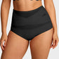 ⏰💖Last Day-Buy 1 Get 3 Packs:Only £11.99‼️💖Plus-Size High-Waist Cross Tummy Control Panties✨