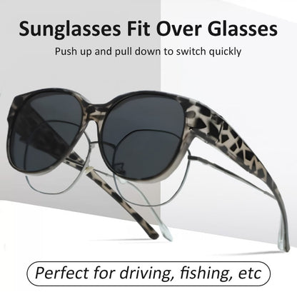 🔥LIMITED SALE：ONLY ￡6.99!!😎UV400 Protection Fit Over Glasses Sunglasses