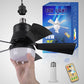 🔥LAST DAY SALE 50% OFF🌀40W LED Ceiling Fan Light – 20.5” Ultra-Quiet with Remote 🎯 | E27 + FREE B22 Adapter 🔌 | For Bedroom 😴, Kitchen 👩‍🍳 & Garage 🛠️ – UK Ready! 🇬🇧