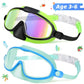 ⏳SUMMER GIFT – ONLY £9.99!!🥽1 Bestselling🏊‍♀️HD children's large frame waterproof and anti-fog swimming goggles