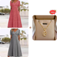 🌴☀️Summer Hot Sale 50% OFF👗💃Women’s V-Neck Short Sleeve Long Dresses✨Soft Flowy Maxi Sundress For Beach Holiday Date Daily Casual🇬🇧