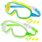 ⏳SUMMER GIFT – ONLY £9.99!!🥽1 Bestselling🏊‍♀️HD children's large frame waterproof and anti-fog swimming goggles