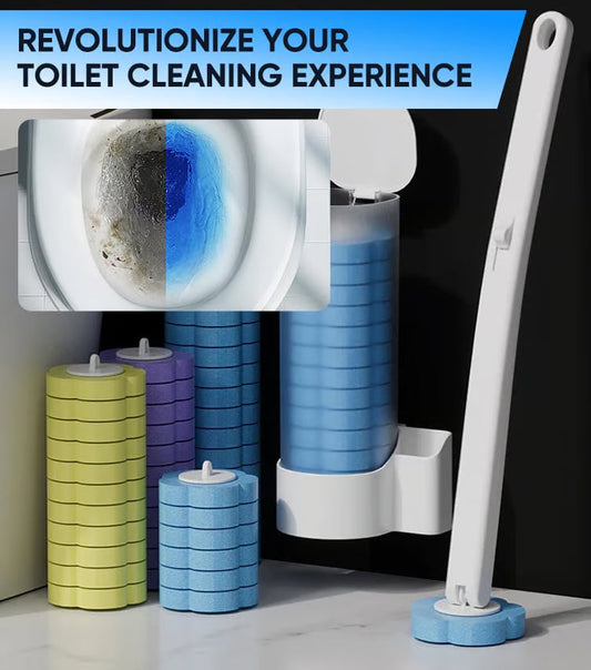 🔥BUY 2 GET 1 FREE ONLY £5.99!!💥50K+ SOLD!🚽💦Hands-Free Cleaning Gadget🧽Disposable toilet cleaning tool💦