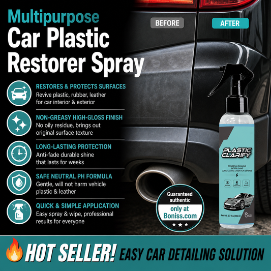 ⏰Last Day Special Price ￡9.99!!⏰Multipurpose Efficient Car Plastic Restorer Spray