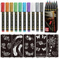 ⏰🌈LIMITED SALE 70% OFF: Only £7.99!!🎨Perfect For Unique Body Art🔥Temporary Tattoo Markers for Skin