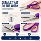 ⏳🔥LIMITED-TIME 50% OFF! ⏰✂️Multipurpose Pinking Shears Serrated Scissors