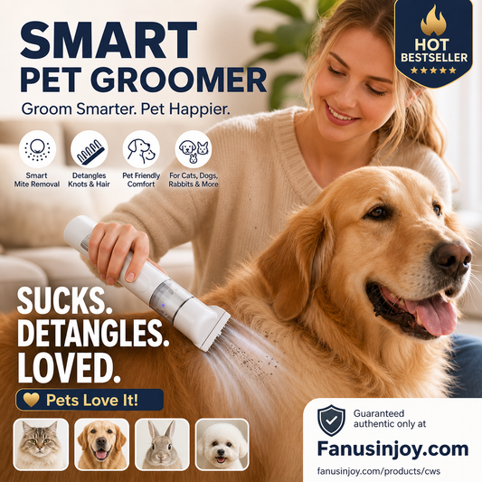 🏆🪮LIMITED-TIME 60% OFF: ONLY £13.99‼️🐶Electric Pet Grooming Comb｜Keep your furry friends away from mites, fleas and tangled fur！🐱