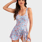 📢👙SUMMER HOT SALE £12.99!!💥50K+ SOLD!💃Women's One Piece Tummy Control Tie Knot Swimsuit 3