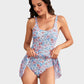 📢👙SUMMER HOT SALE £12.99!!💥50K+ SOLD!💃Women's One Piece Tummy Control Tie Knot Swimsuit 3