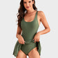 📢👙SUMMER HOT SALE £12.99!!💥50K+ SOLD!💃Women's One Piece Tummy Control Tie Knot Swimsuit 3