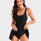 📢👙SUMMER HOT SALE £12.99!!💥50K+ SOLD!💃Women's One Piece Tummy Control Tie Knot Swimsuit 3