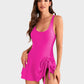 📢👙SUMMER HOT SALE £12.99!!💥50K+ SOLD!💃Women's One Piece Tummy Control Tie Knot Swimsuit 3