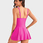 📢👙SUMMER HOT SALE £12.99!!💥50K+ SOLD!💃Women's One Piece Tummy Control Tie Knot Swimsuit 3