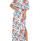 🏖️2026 Summer Hot Sale– Only ￡13.99!!🔥💃Women's Off-Shoulder Ruffled Side-Slit Maxi Dress with Pockets