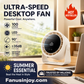 ⏳LAST DAY SALE 60% OFF⚡50K+ SOLD💕🌬️Keep you cool all summer! ❄️Rechargeable USB Desk Fan for Bedroom