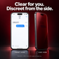 ⏳Last Day Hot Sales - Just ￡10.99🔥Red Shimmer Privacy Tempered Glass Screen Protector for iPhone