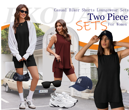 💗LAST DAY SALE 60% OFF⚡50K+ SOLD💕Women’s Sleeveless 2-Piece Lounge Set✨Split Hem Shorts Matching Travel Resort Outfit🌴