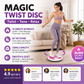 🏆LAST DAY SALE 50% OFF🔥Waist Twisting Massage & Exercise Balance Board 🩰 | Fat Burning & Waist Slimming 💪 | Boost Blood Circulation | Home Fitness Essential 🏠