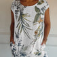 🍃LAST DAY SPECIAL PRICE ￡14.99⚡50K+ SOLD💕👗Casual Printed Dress with Pockets✨Soft Loose Midi Sundress With Side Pockets Beach Holiday Commute Outfit UK🇬🇧 | Free Smile Face Necklace Gift🎁