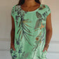 🍃LAST DAY SPECIAL PRICE ￡14.99⚡50K+ SOLD💕👗Casual Printed Dress with Pockets✨Soft Loose Midi Sundress With Side Pockets Beach Holiday Commute Outfit UK🇬🇧 | Free Smile Face Necklace Gift🎁