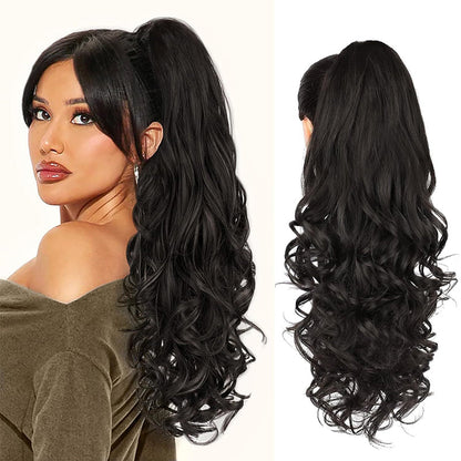 🥳LAST DAY SALE 60% OFF⚡50K+ SOLD💕✨ 50% OFF! Clip-on Wavy Ponytail Extension – Natural big waves, tangle‑free & heat‑resistant. Instant volume in seconds! 🎀