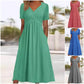 🌴☀️Summer Hot Sale 50% OFF👗💃Women’s V-Neck Short Sleeve Long Dresses✨Soft Flowy Maxi Sundress For Beach Holiday Date Daily Casual🇬🇧