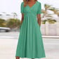 🌴☀️Summer Hot Sale 50% OFF👗💃Women’s V-Neck Short Sleeve Long Dresses✨Soft Flowy Maxi Sundress For Beach Holiday Date Daily Casual🇬🇧