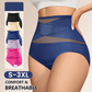⚡Last Day Buy 1 Get 3 Packs: Only ￡11.99!!🌸Plus-Size High-Waist Cross Tummy Control Panties✨Soft Stretch Full Coverage Shaping Underwear