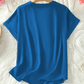 🔥SUMMER HOT SALE £11.99!!💥50K+ SOLD‼️👕Fashion Loose Solid Color Short Sleeve Top☁️Soft Breathable Basic Tee All-Match Casual Blouse For Commute Holiday UK🇬🇧