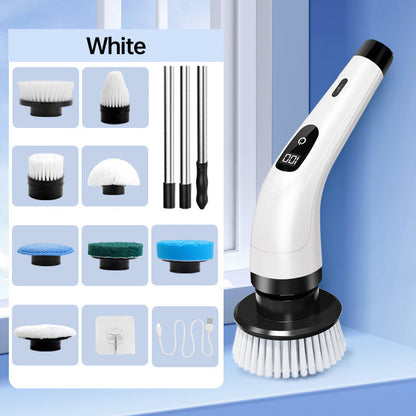 🔥CHRISTMAS HOT SALE -50% OFF💥⚡🧽9-in-1 Electric Cleaning Brush🏠Multi-Purpose for Home