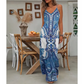 📢📢LAST DAY SALE – ONLY ￡13.99!!🔥☀️V-Neck Sleeveless Retro Printed Maxi Dress For Women💃Loose Flow Casual Beach Long Gown