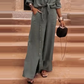 💗LAST DAY SALE 60% OFF⚡50K+ SOLD🥰⚡Elegant Solid Two-Piece Outfit for Women 🌸👗 | S-3XL Full Sizes Multiple Colors
