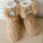 🏆🔥LAST DAY SALE 50% OFF ⚡️50K+ SOLD💕Women's Plush Slippers Socks Floor Socks Winter Home Indoor Thickened Fleece-Lined Anti-Slip Adult Women's Plush Snow Socks Shoe Covers