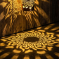 💥Last Day :  Only £7.99!!💥🌞💡Solar Mandala Wall Light Outdoor Garden Fence Projector Lamp Patio Ambient Decor