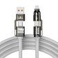 🎉Final 12 Hours- Only ￡6.99!!🌸🔌50% OFF NOW! 4-in-1 High-Power Fast Charging Cable, 240W PD Multi-Interface, USB-A/USB-C to Type-C/Lightning, Universal Charging Cable for Phones and Laptops