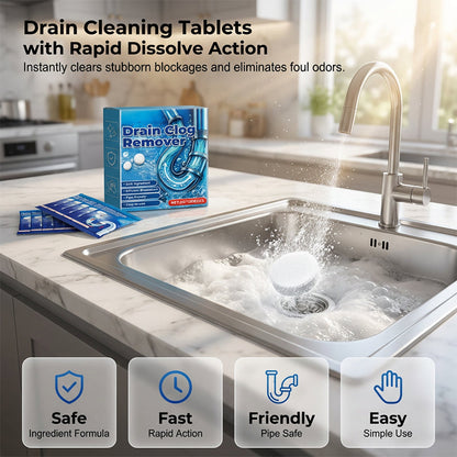 🏆LAST DAY SPECIAL PRICE ￡6.99!!⚡50K+ SOLD💕🔥Effervescent Drain Cleaners – Fast, Gentle & Eco-Friendly 💧✨