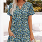 🔥LAST DAY SALE: ONLY ￡15.98!!💃Women's Elegant V-Neck Summer Vacation Dress
