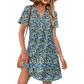 🔥LAST DAY SALE: ONLY ￡15.98!!💃Women's Elegant V-Neck Summer Vacation Dress