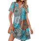 🔥LAST DAY SALE: ONLY ￡15.98!!💃Women's Elegant V-Neck Summer Vacation Dress