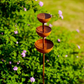 🦜 Last Day Special Price £9.99! ⚡️🌿3-Tier Rustic Metal Bird Feeder & Drinker Stake🐦Ground Plug Design Dual-Use Seed Tray Bird Bath For Garden Yard
