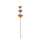 🦜 Last Day Special Price £9.99! ⚡️🌿3-Tier Rustic Metal Bird Feeder & Drinker Stake🐦Ground Plug Design Dual-Use Seed Tray Bird Bath For Garden Yard
