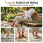 👖⏳LAST DAY SPECIAL PRICE ￡11.99‼️WITH FREE GIFT!!🎁Women's Casual Cotton Linen Capris✨Elastic High Waist Loose Cropped Trousers Breathable Lightweight Pants For Daily Holiday
